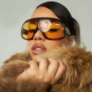 TOM FORD 78MM WRAP SUNGLASSES